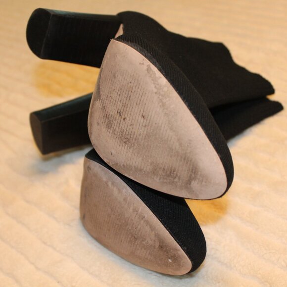 MIA - Mia Knit Sock Black Booties - Picture 5 of 5